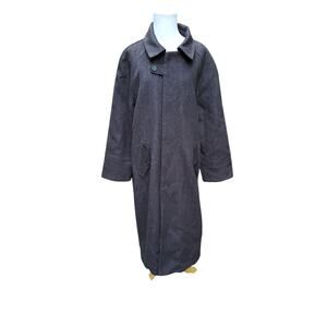 Gentle Herd Brown 100% Wool Overcoat Quiet Luxury Old Money Top Coat  XXL NWT
